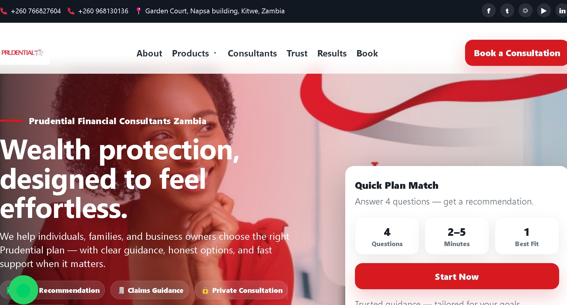 Prudential Financial Consultants platform